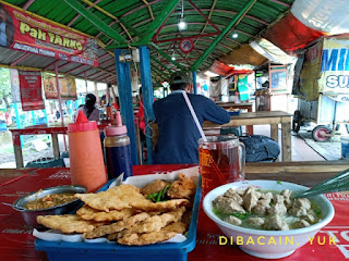 "endeus-nya rasa bakso kerikil pak tarno taman badaan"