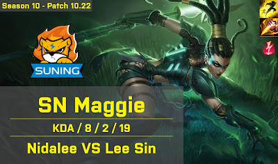 SN Maggie Nidalee JG vs Lee Sin - KR 10.22