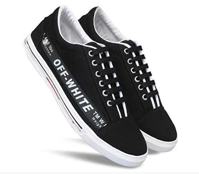 बेस्ट काले रंग का स्नेकर जूते लड़कों के लिए।  Best black color snekar shoes for men