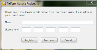 Use License key to register.