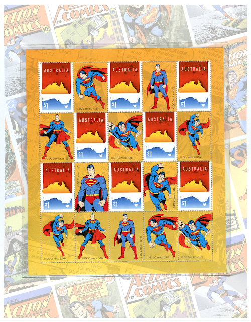 2016 Australia Post : Superman Stamp Pack