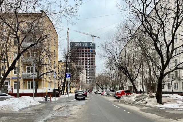 3-й проезд Марьиной Рощи, строящийся жилой комплекс MOD