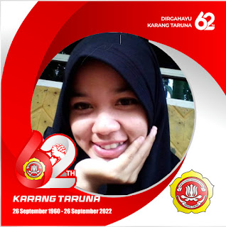 Twibbon Dirgahayu ke-61 Karang Taruna, 26 September 2021