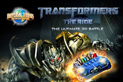 Transformer 3D Ride - Wisata Tour Mancanegara: Universal Studio di Singapura