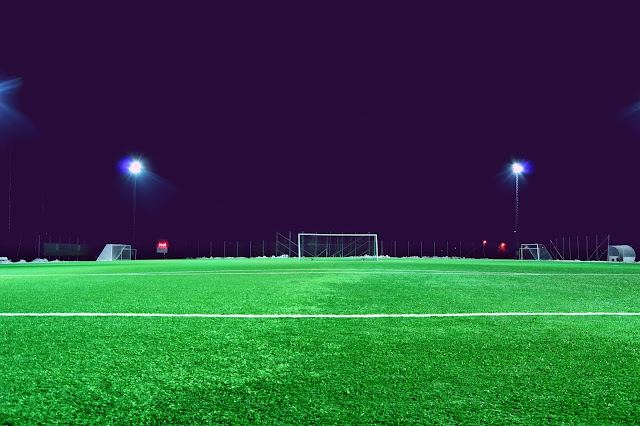 a training pitch to practice your football skills
