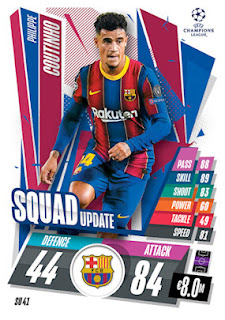 Topps Match Attax Extra 2020-2021 FC Barcelona Set