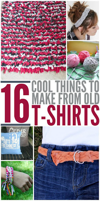 16 COOL THINGS TO MAKE FROM YOUR OLD T-SHIRTS