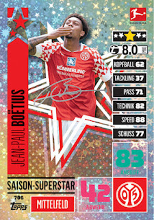 Topps Match Attax Bundesliga Extra 2020-2021 1.FSV Mainz 05 Set