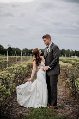 bride and groom photos at ever after farms florida