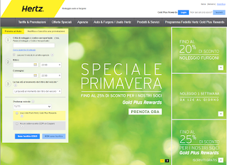 HERTZ - Noleggia un auto in oltre 154 Paesi con oltre 8000 sedi nel Mondo!!