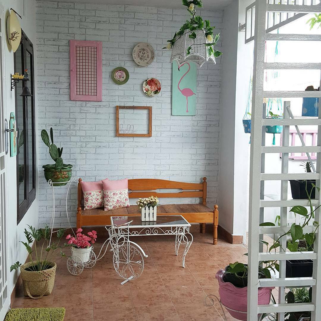 Contoh Contoh Desain Teras Rumah Terbaru Vintage Rumah Shabby