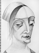 Retrato de Mujer, Guirlandaio. Grafito sobre papel. 28x36 cm (retrato de mujer guirladaio )