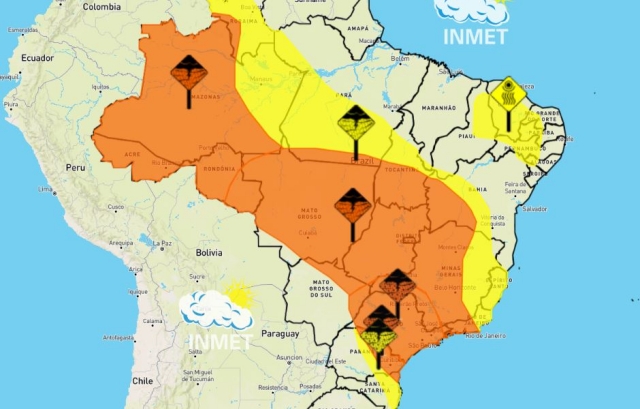 Alertas de chuvas intensas abrangem 120 municípios da Bahia
