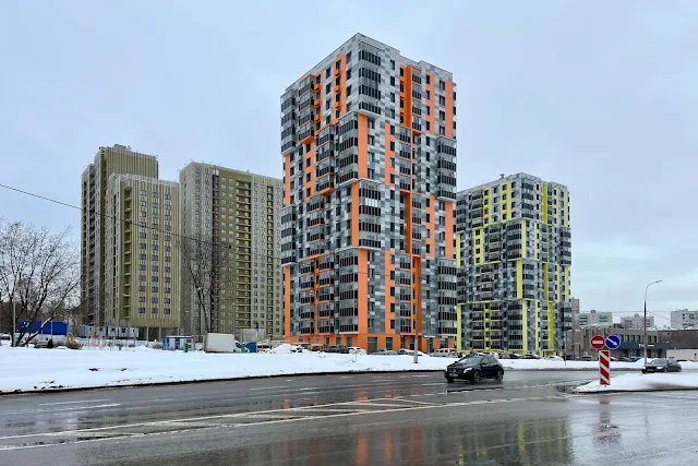 улица Дмитрия Ульянова, строящийся жилой дом по программе реновации, жилые дома 2018 года постройки