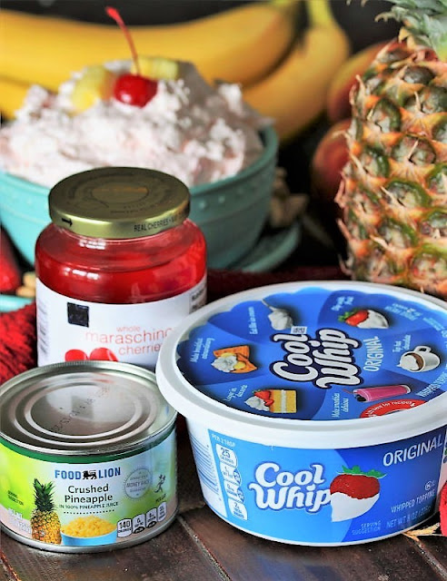 Hawaiian Fruit Dip Ingredients Image