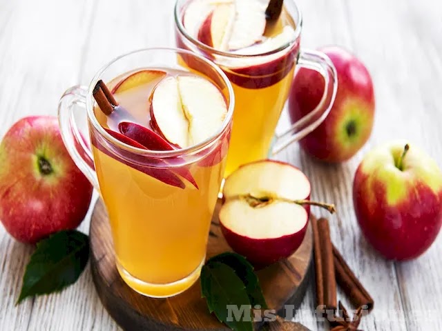 Infusión de manzana para la salud
