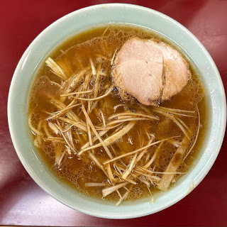 ラーメンショップ潮田店のネギラーメン