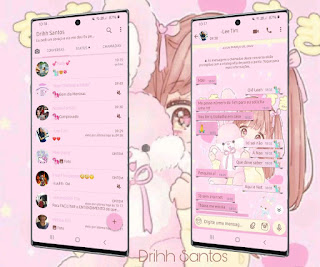 Anime Girl Theme For YOWhatsApp & Fouad WhatsApp By Driih Santos