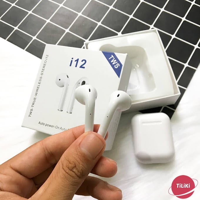 [CHÍNH HÃNG] Tai Nghe Bluetooth Không Dây i12 TWS Cảm ƯNG Vân Tay