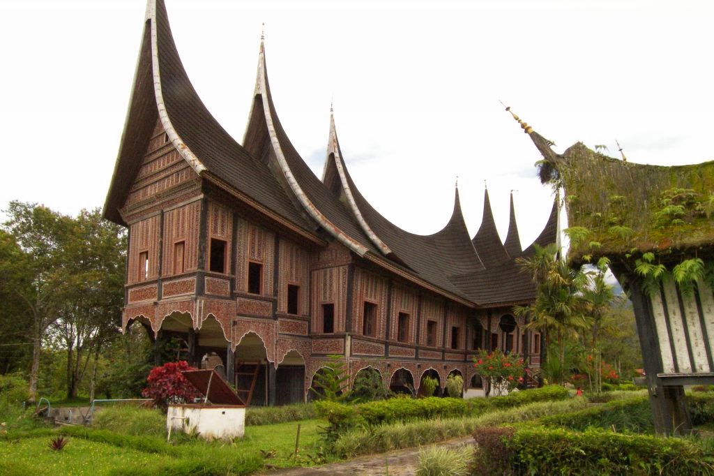  Rumah Adat Minangkabau Padang Sumatra Barat Gadang Rumah 