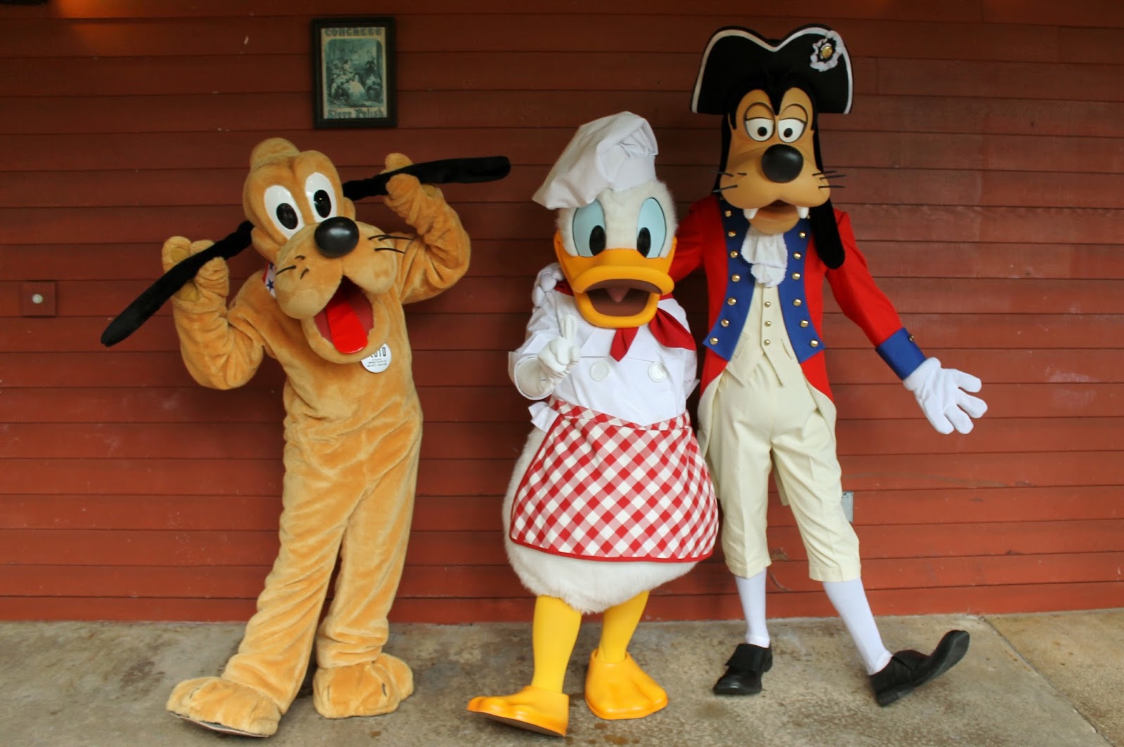 Goofy+Pluto+Donald+BBQ