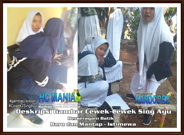 Gambar Siswa-Siswi SMA Negeri 1 Ngrambe Cover Batik - Buku Album Gambar Soloan Edisi 6