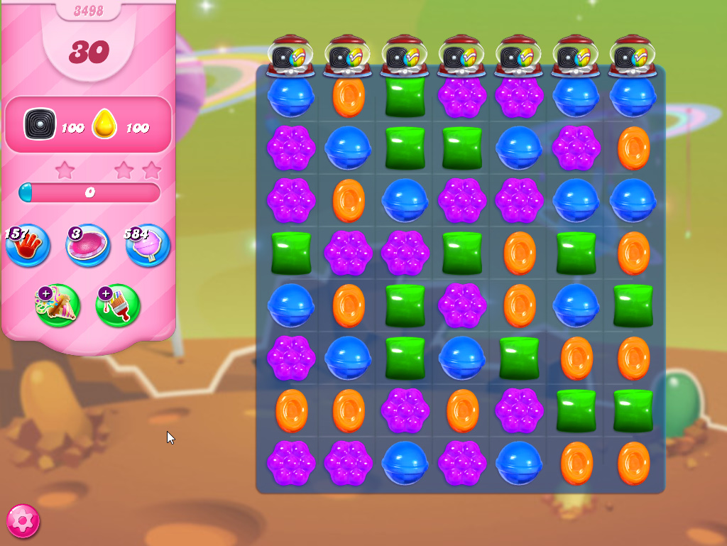 Candy Crush Saga level 3498