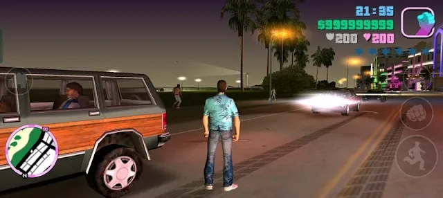 GTA Vice City 2dfx With Neons In Downtown Mod for Android