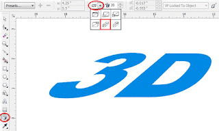 Sebelumnya saya sudah memposting perihal  Cara Membuat Tulisan 3D Keren di CorelDRAW X4