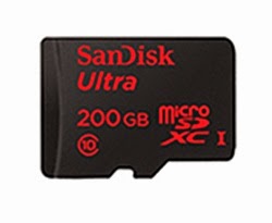  Perusahaan SanDisk Corporation yang merupakan salah satu produsen global terbesar pembuat Pertama Di Dunia, Kartu MicroSD 200GB Dari SanDisk