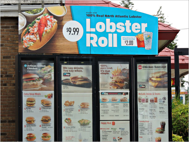 Lobster Roll McDonald's Kittery, Maine