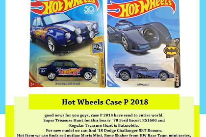 Hot Wheels Case P 2018 (Yellow Demon)