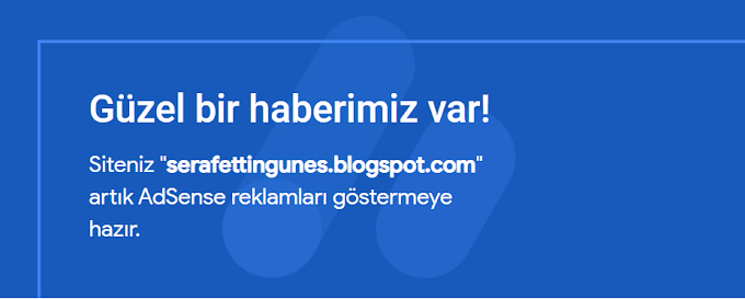  Adsense Reklamı Sonunda Aldım