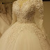 فستان زفاف تل مطرز بأحدث التصاميم العصرية