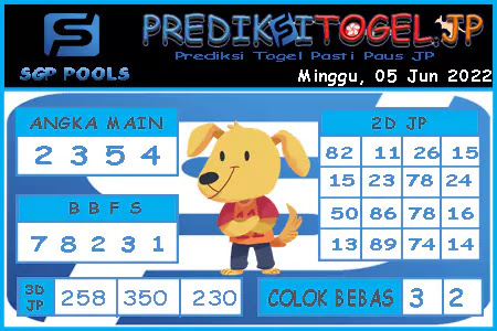 Prediksi Togel Singapura JP Minggu 05 Mei 2022