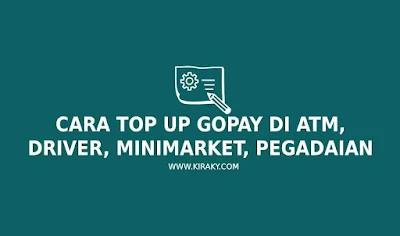 cara top up gopay di atm driver minimarket pegadaian