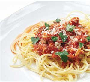 Resep Masakan Spaghetti Sardines Tomato