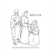 Inspirational Ruth Bible Story Coloring Pages