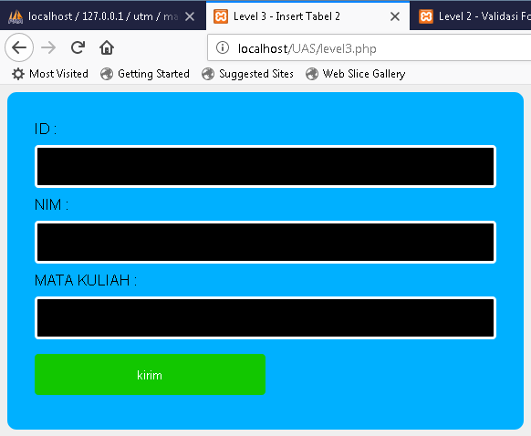 Cara Membuat Form Input Data dan Form Pencarian Data Dengan PHP Dan MySQL