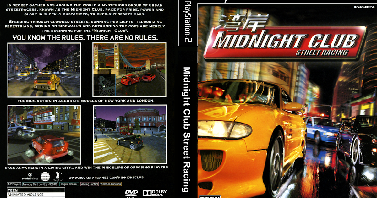 Midnight Club Street Racing ISO PS2 Download