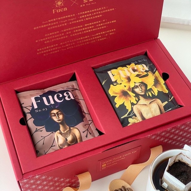💖520啡你不可💖【Fuca幸福咖啡】 精品濾掛咖啡 層次、感謝 12入 禮盒