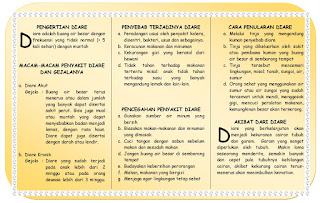 Paman@com: Contoh LeafLet dan POster Diare dan Malaria