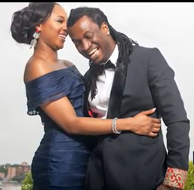 Image result for paul okoye and wife