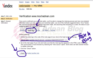 Memverifikasi Kepemilikan Situs Ke Yandex