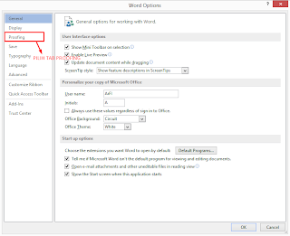 Cara Mematikan AutoCorrect Pada Microsoft Office Word 2013