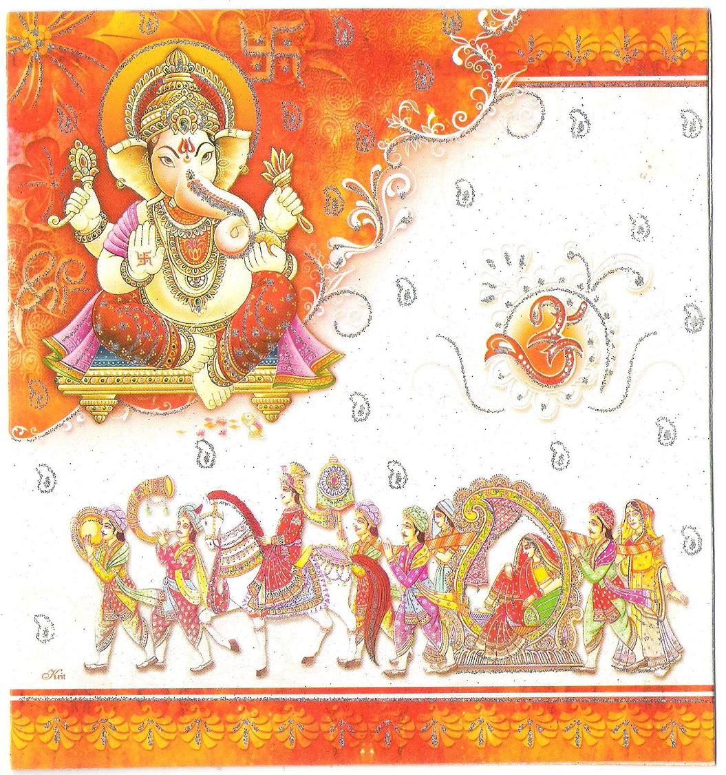 indian wedding card designs