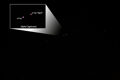 Alpha-1/2 Capricorni, “Algiedi”, Multiple Star in Capricornis