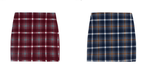  Tartan Check Mini Skirt