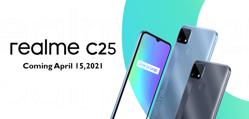 realme C25 to launch officially on April 15 in the Philippines