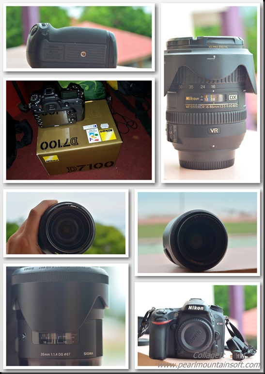 my camera collage